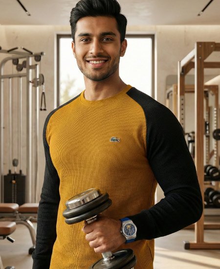 lacoste sweatshirts mustard black.jpg