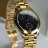 mchl kors black ladies watch mk3205 yellow gold 3.jpg