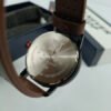 never stop hidden brown leather strap mens watch 4.jpg