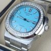 patek philippe watch nautilus dimonds tiffany co blue dial limited edition watch 1.jpg