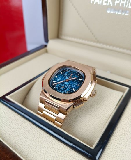 patek philippe nautilus 5990 r 001 rose gold blue watch 1.jpg