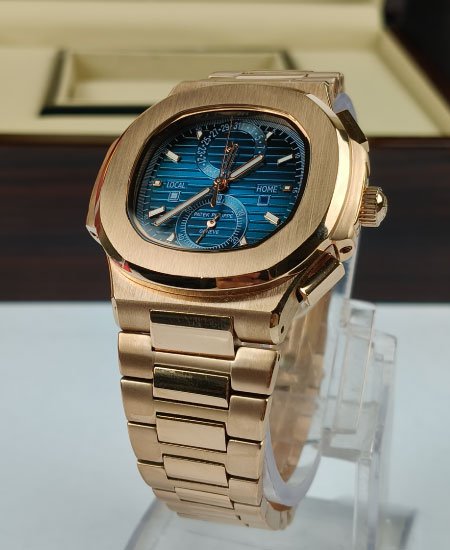 patek philippe nautilus 5990 r 001 rose gold blue watch 4.jpg