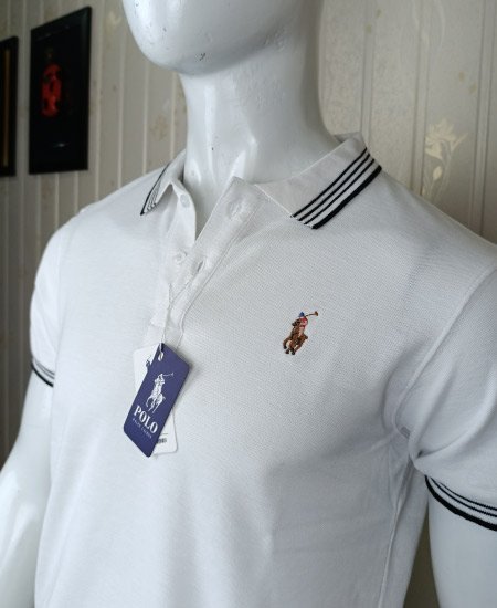 polo ralph lauren polo shirts snow white 1.jpg