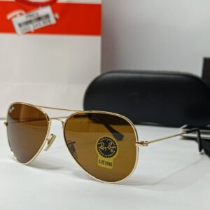 ray ban golden brown aviator sunglasses.jpg