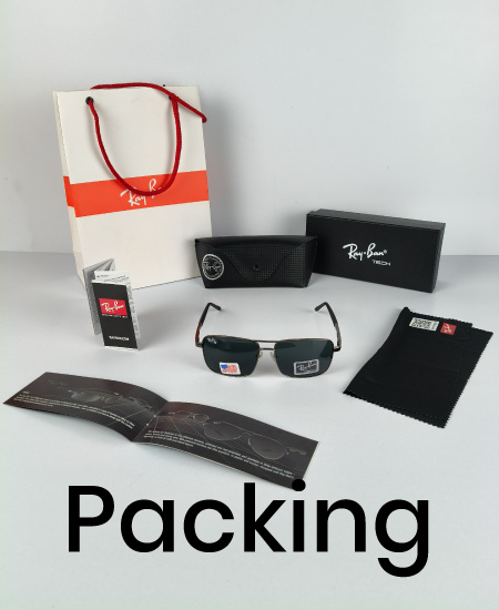 ray ban sunglasses gun metal square 7.jpg