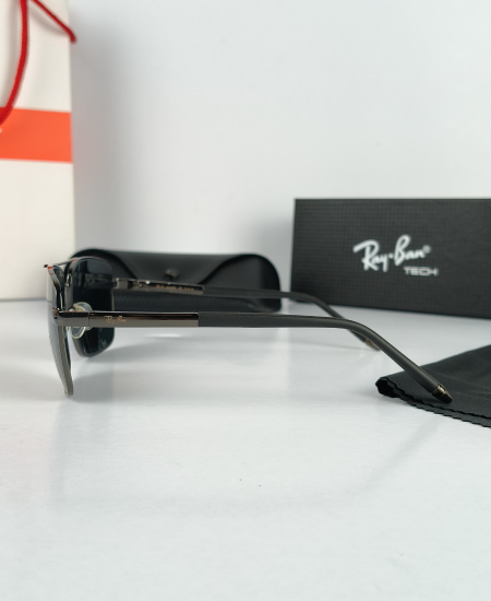 ray ban sunglasses gun metal square 8.jpg