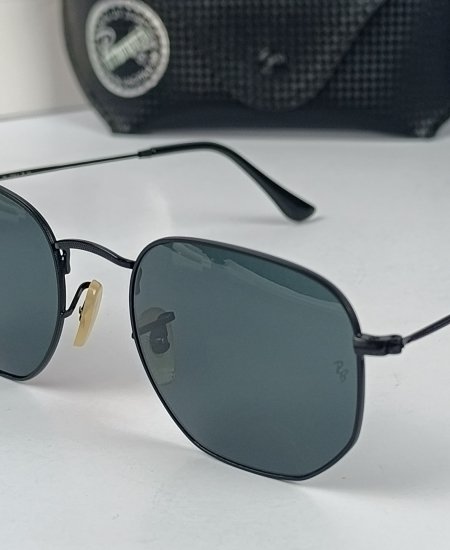 ray ban sunglasses hexagonal flat lenses rb3548n 3.jpg
