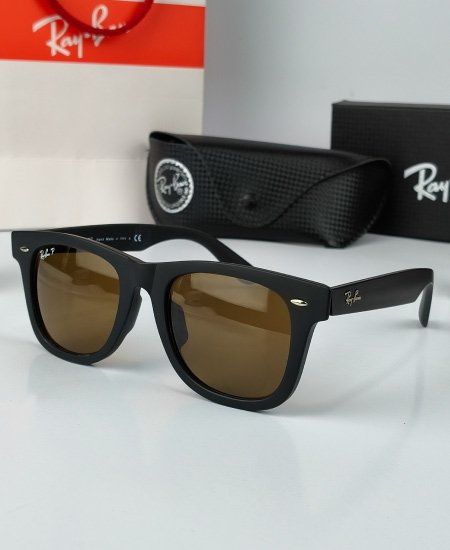 ray ban wayfarer sunglasses brown polarized rb2140 1.jpg