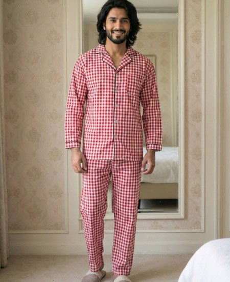 red check zara mens night suit.jpg