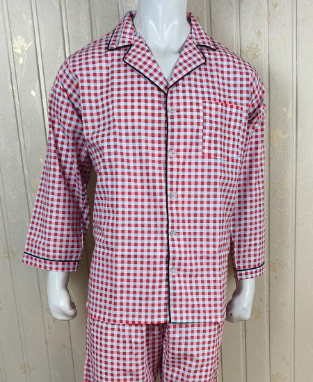 red gray check zara mens night suit 4.jpg