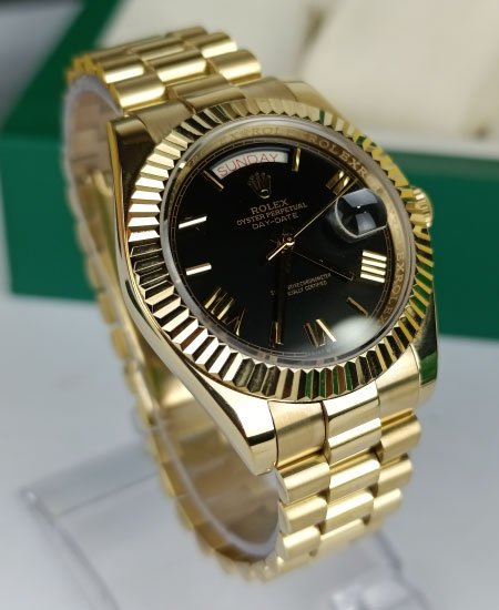 rolex day date watch yellow gold black dial roman 228238 5.jpg rolex day date watch yellow gold black dial roman 228238 5.jpg
