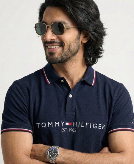 tommy hilfiger black polo shirt 1.jpg