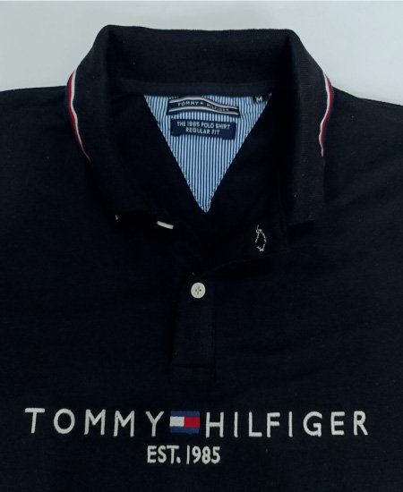 tomy hilfiger black polo shirt 2.jpg