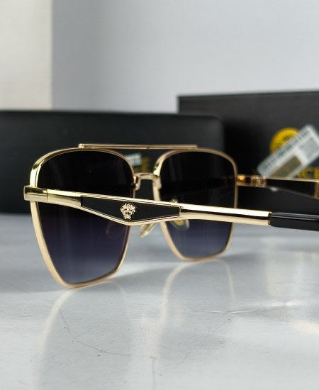 versace sunglasses golden black square vr032 2.jpg