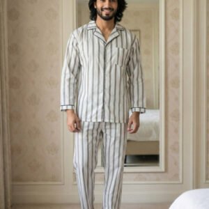 white and gray straps zara mens night suit.jpg